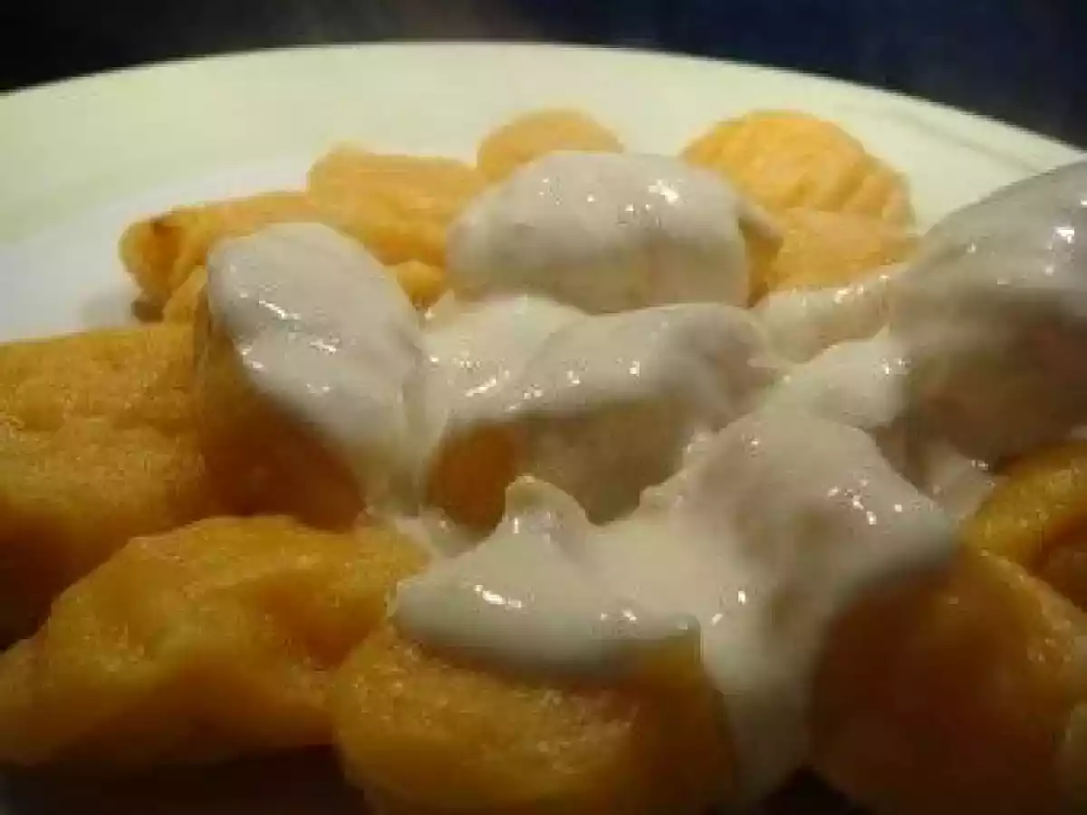 GNOCCHIS AU POTIRON SAUCE PARMESANE