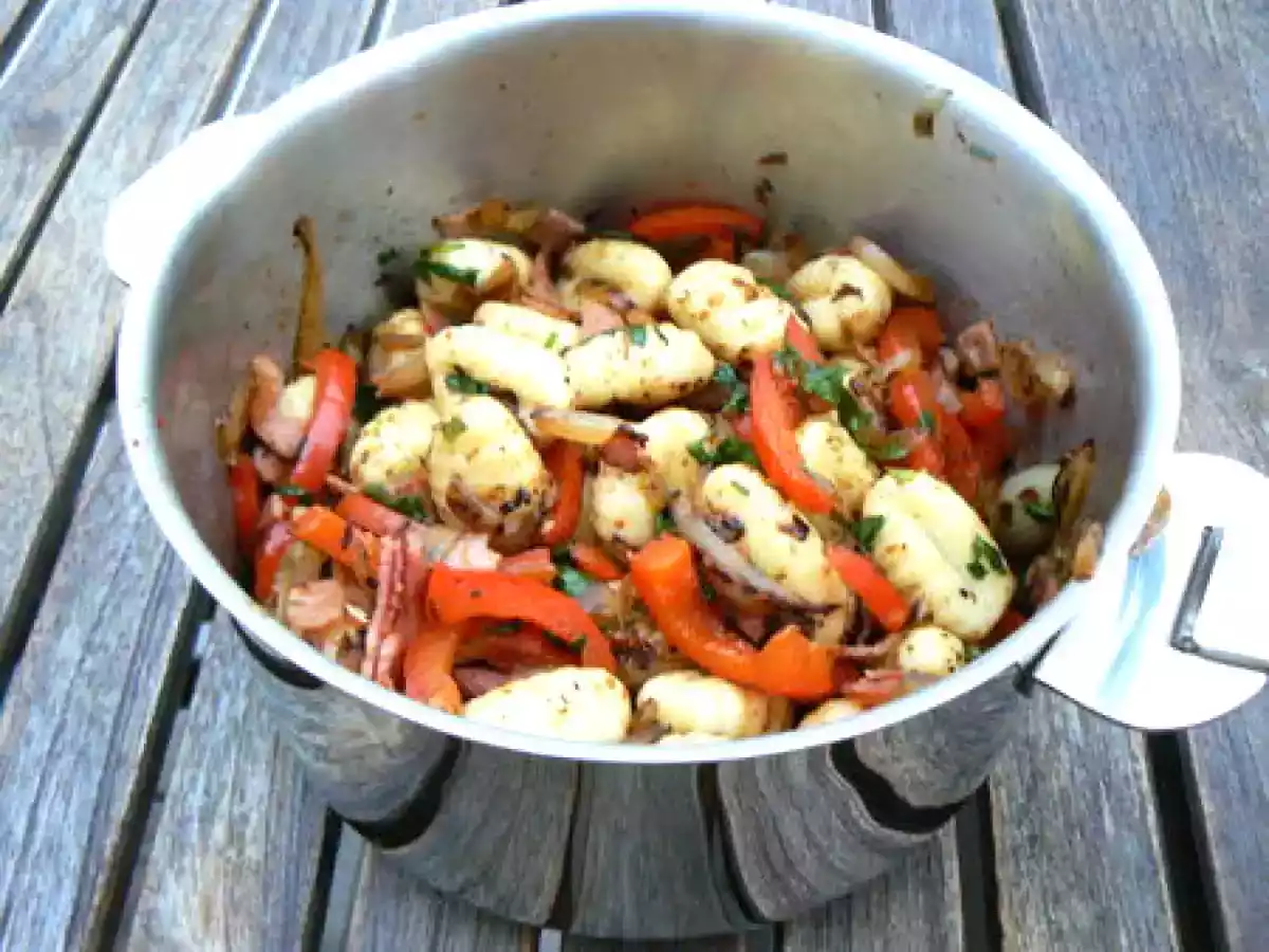 Gnocchis aux épices cajun