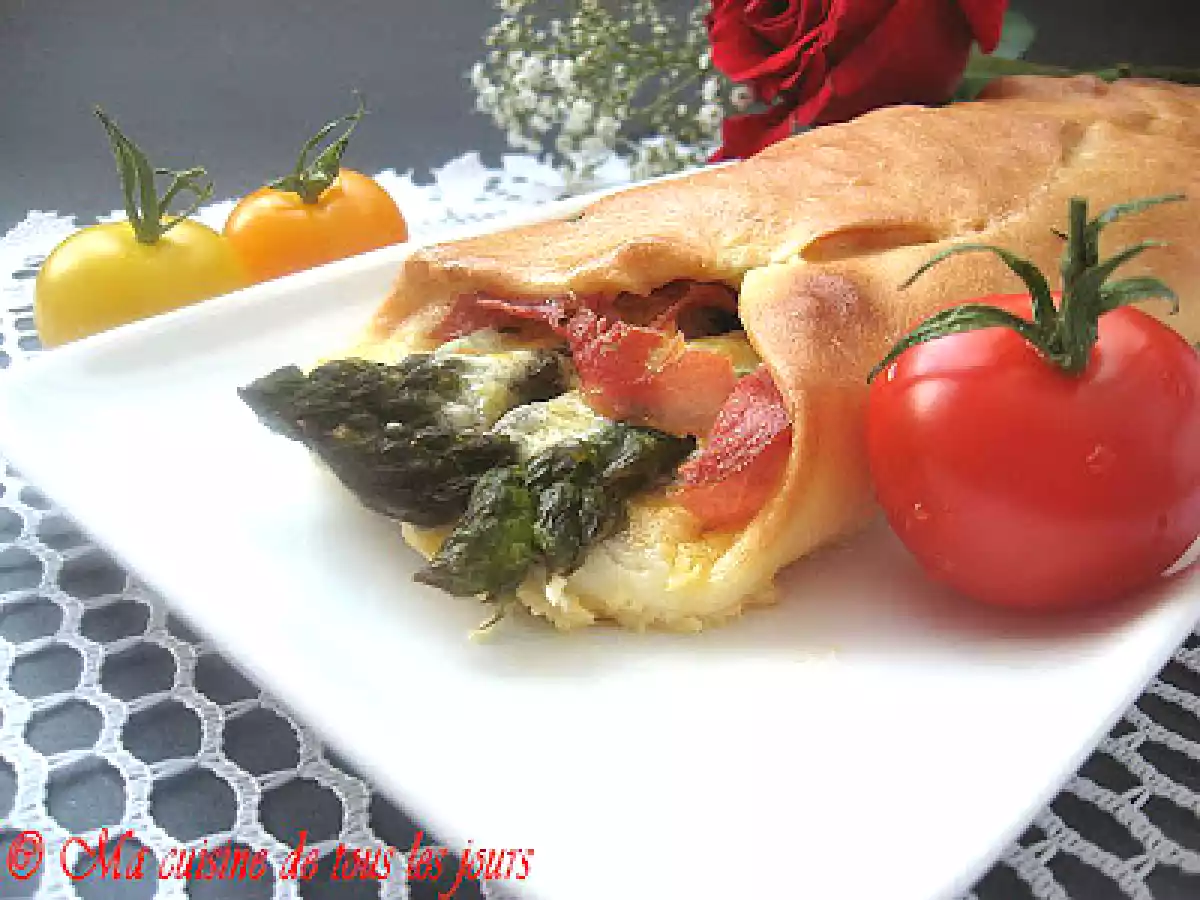 Gondolas aux asperges et au prosciutto