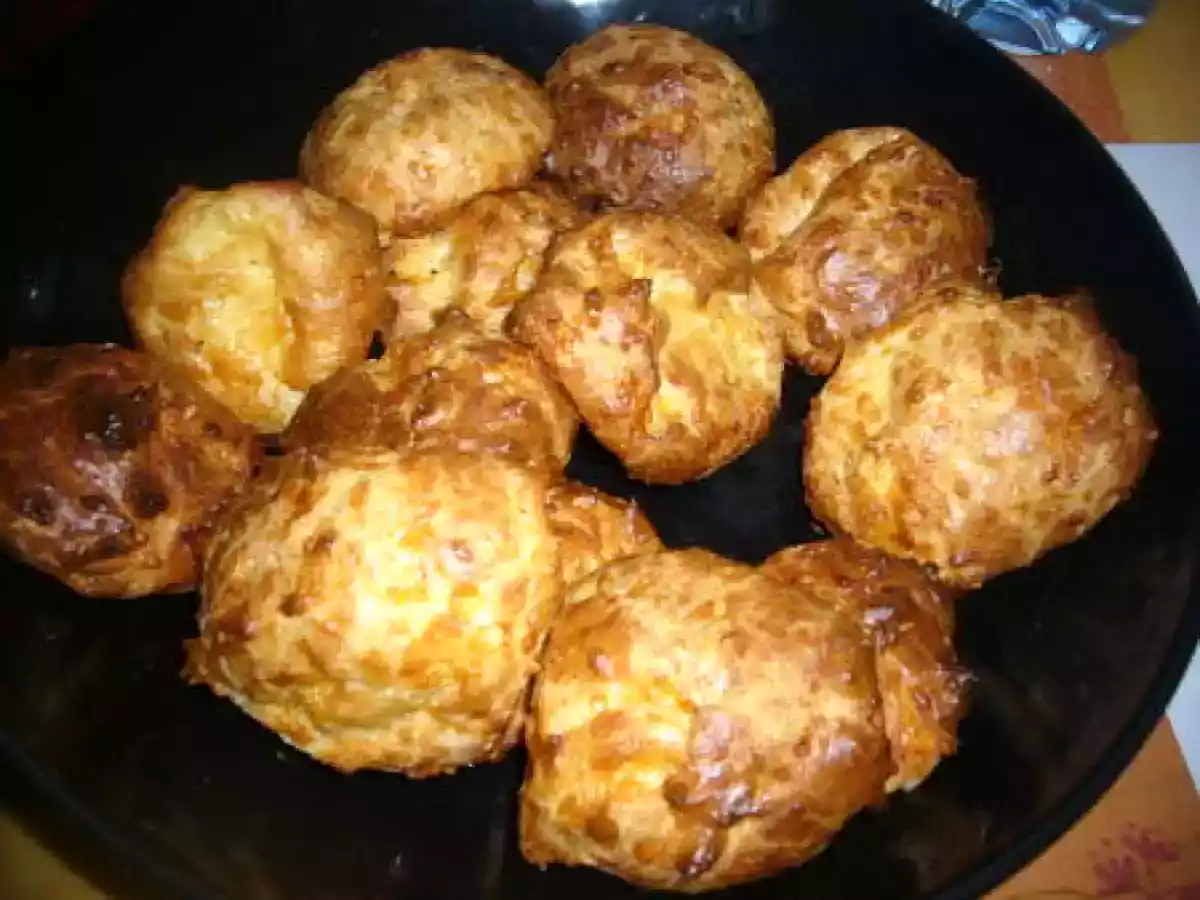 Gougères moelleuses aux fromages rapés