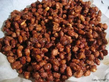 cacahuètes caramélisées chouchous