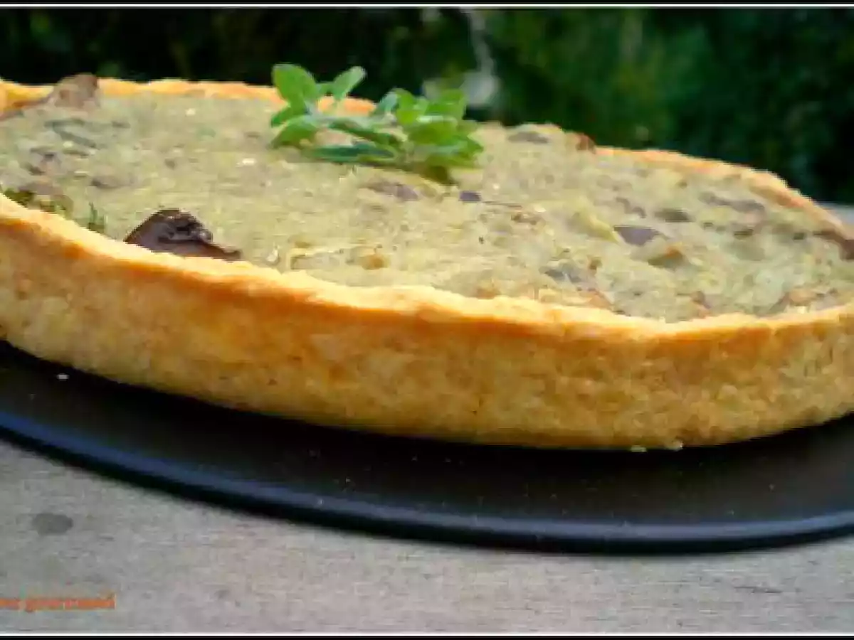 Goût et saveur avec une tarte épicée aux aubergines et champignons - photo 2