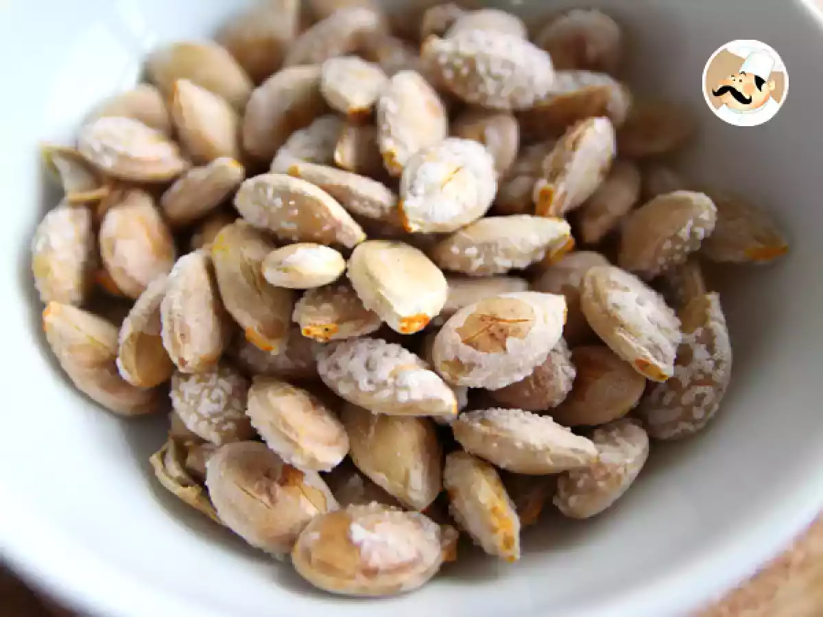 Graines de potimarron grillées pour un snack