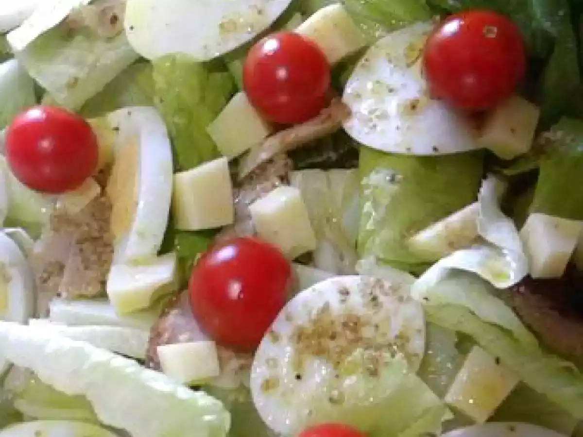 Grande salade d'une soirée de fin d'été...