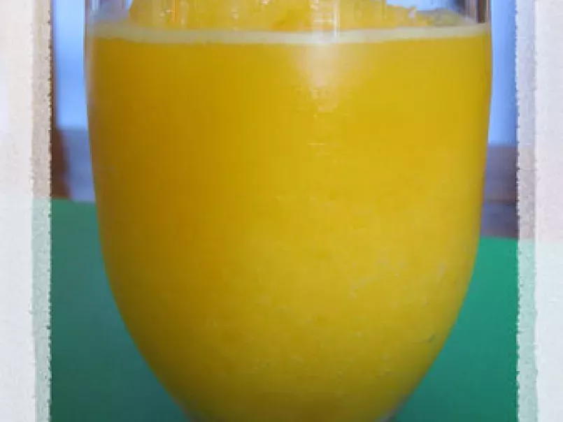 Granité au jus d'orange naturel (ou autres fruits aussi)