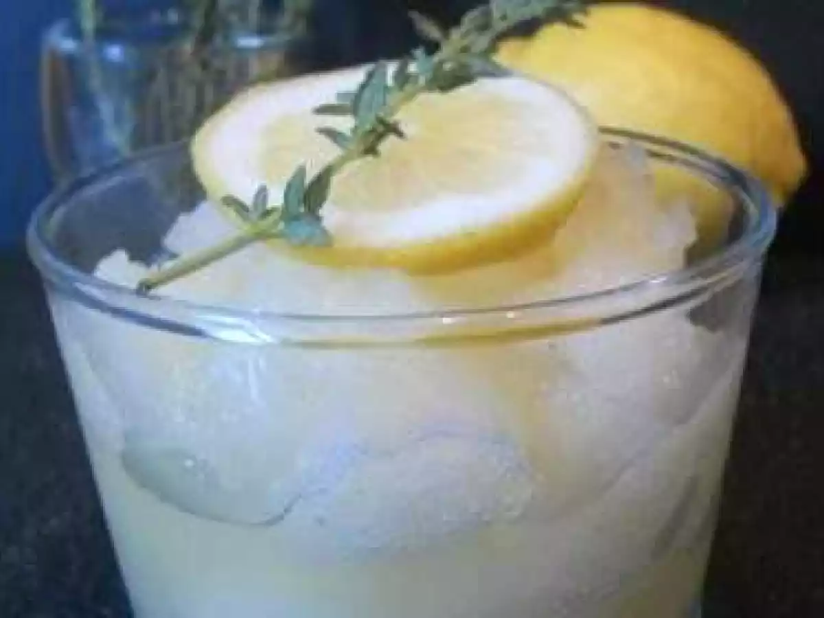 granité citron thym