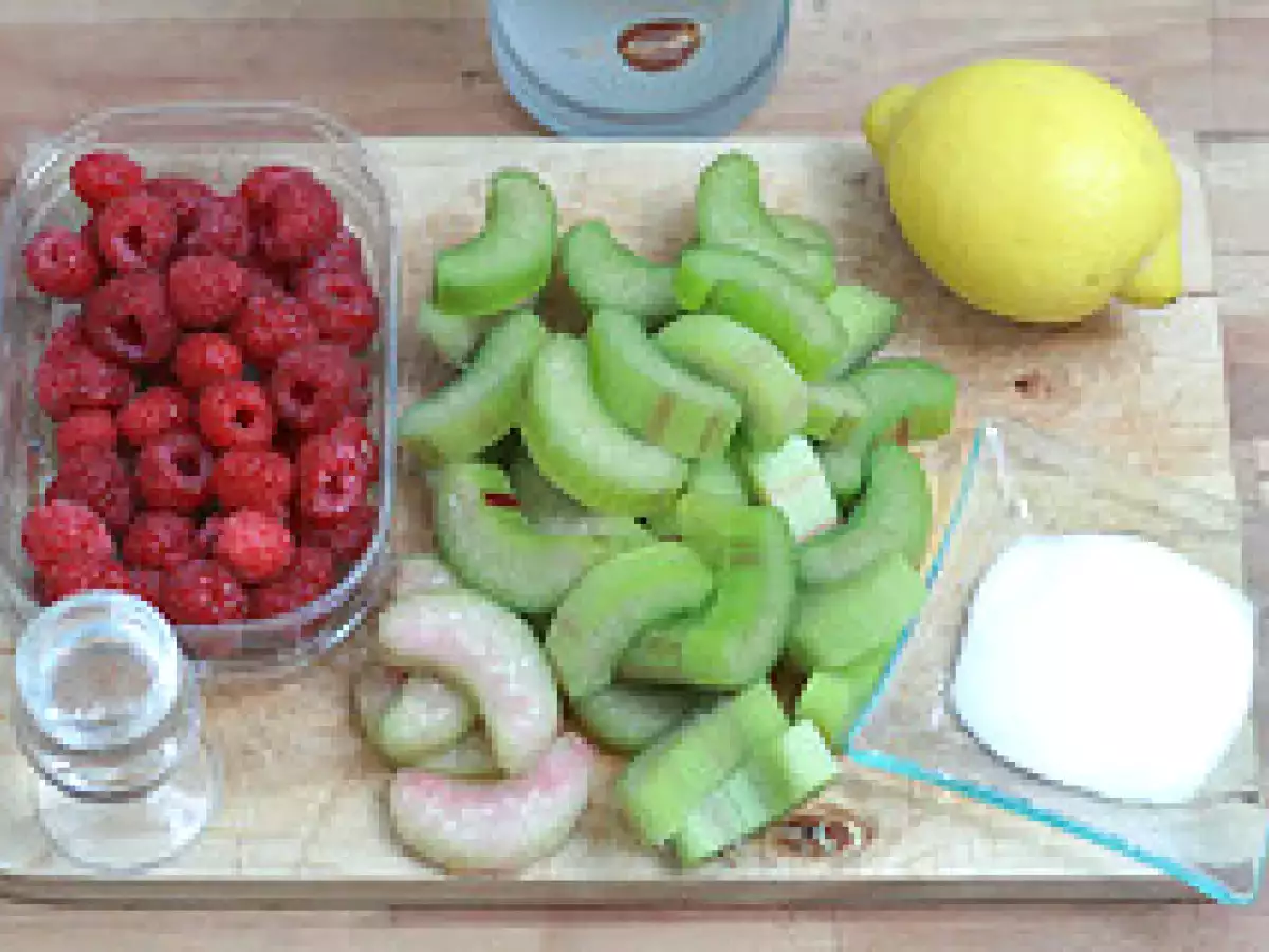 Granité framboise-rhubarbe & soupçon de vodka - photo 2