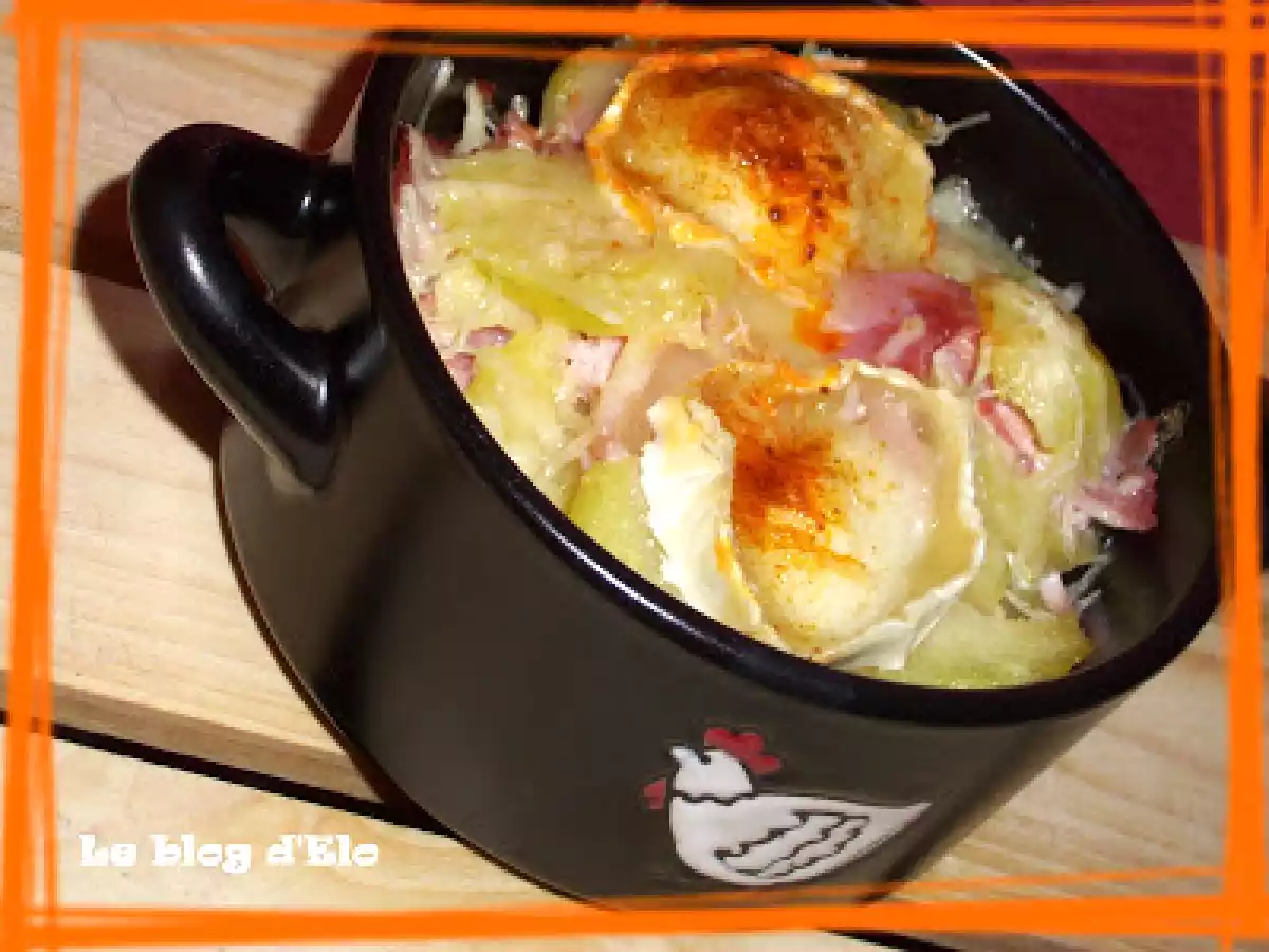 Gratin à la bûche de chèvre...