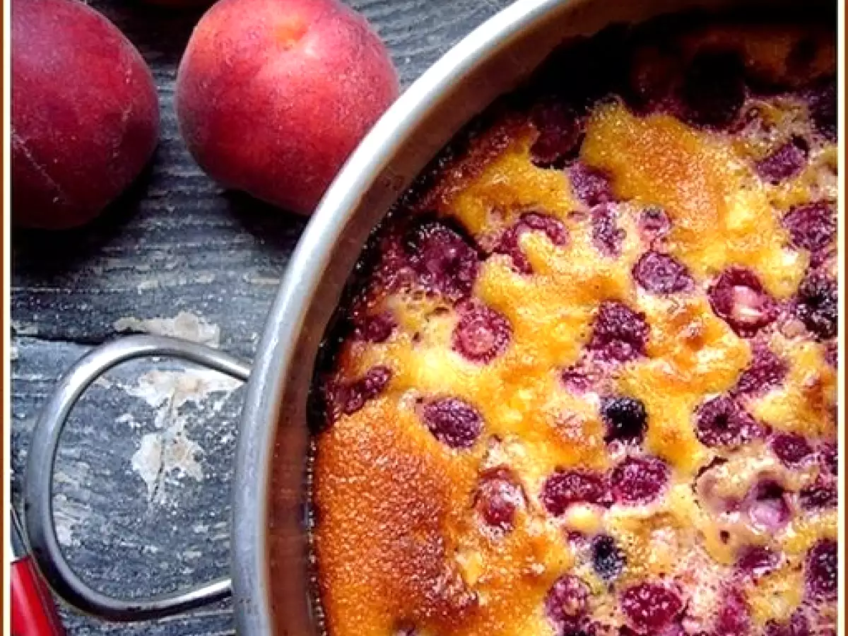 Gratin à la pêche et aux fruits rouges - photo 2