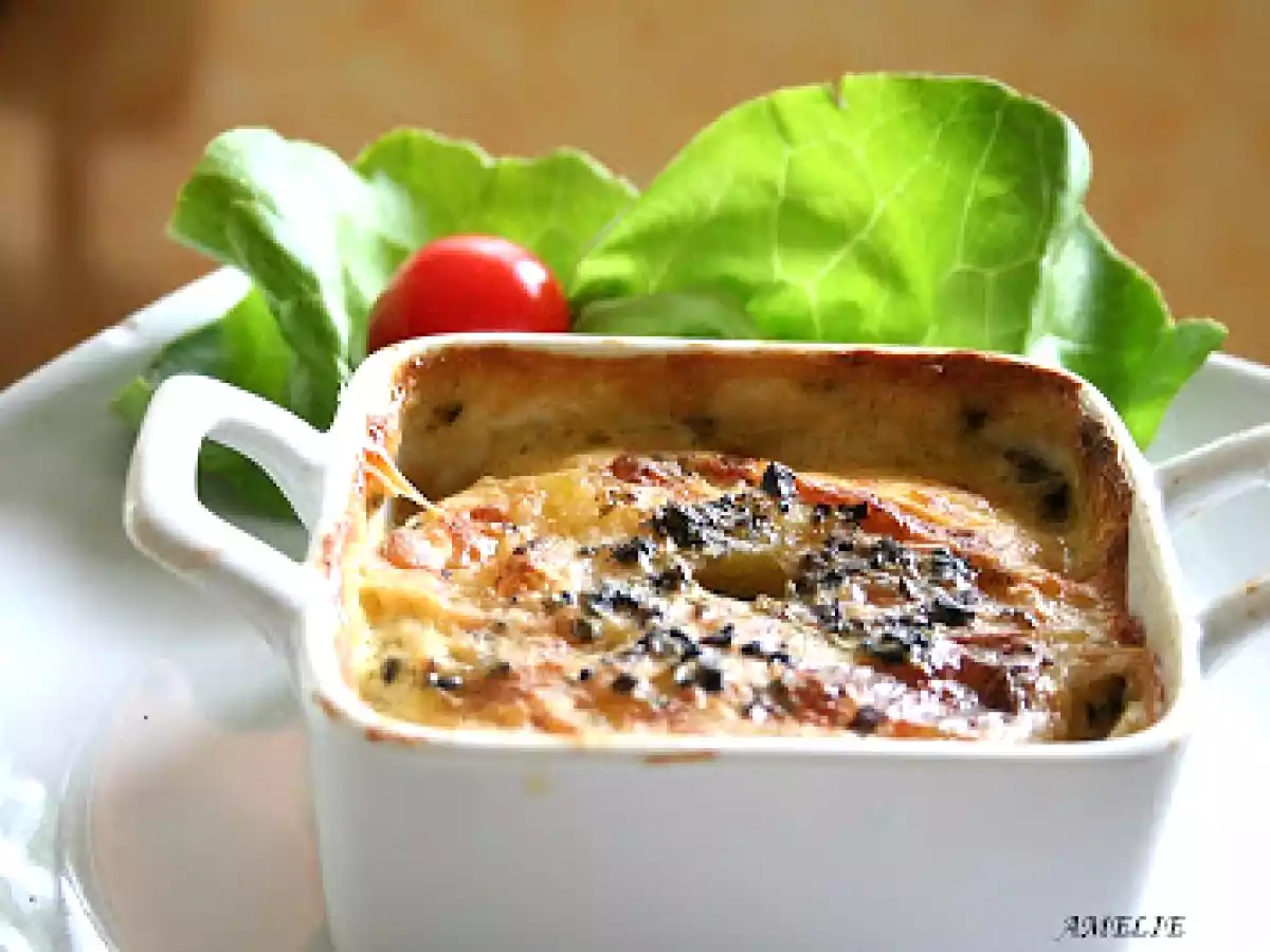 GRATIN AU FOIE GRAS ET TRUFFE