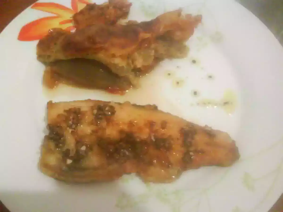 Gratin aubergines, tomates, mozzarella et ces filets de truites sauce à l'ail