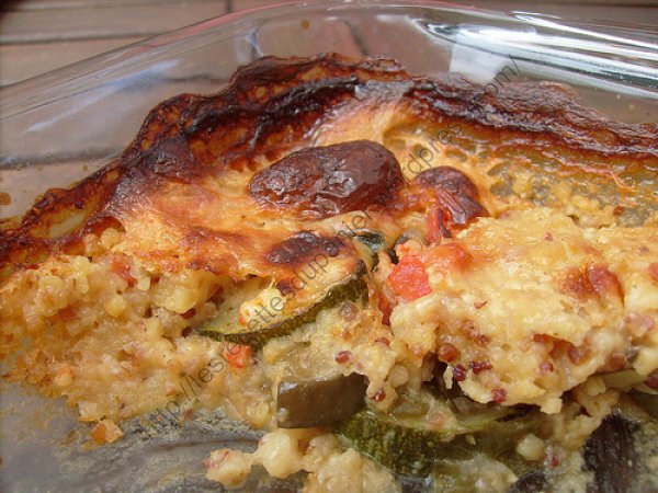 Gratin Aux Cereales Et Legumes D Ete Summer Vegetable And Cereal