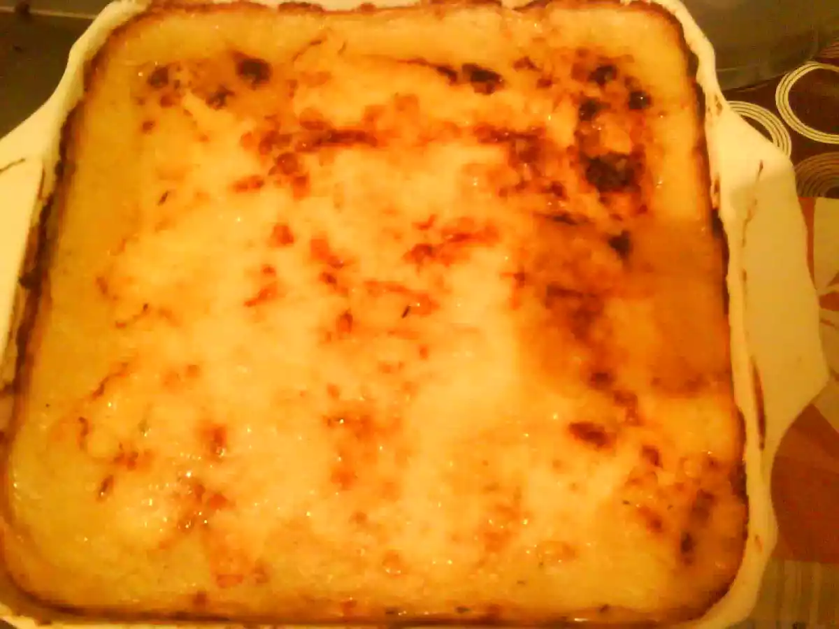 Gratin citrouille, cristophine au provolone