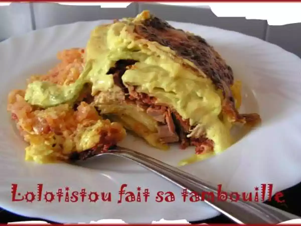 GRATIN CREMEUX courgettes-riz-thon