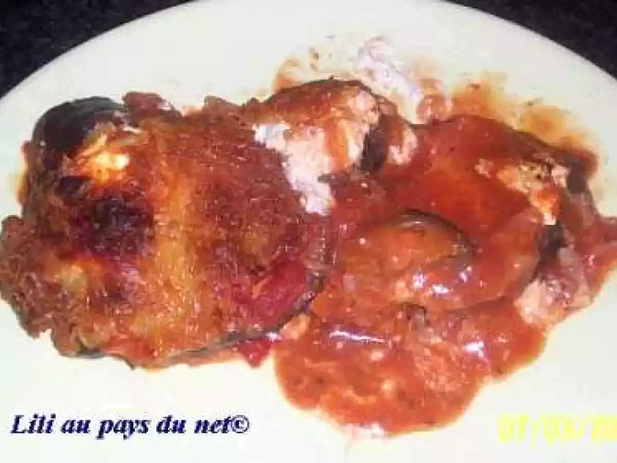 Gratin d'aubergine au chèvre frais - photo 2