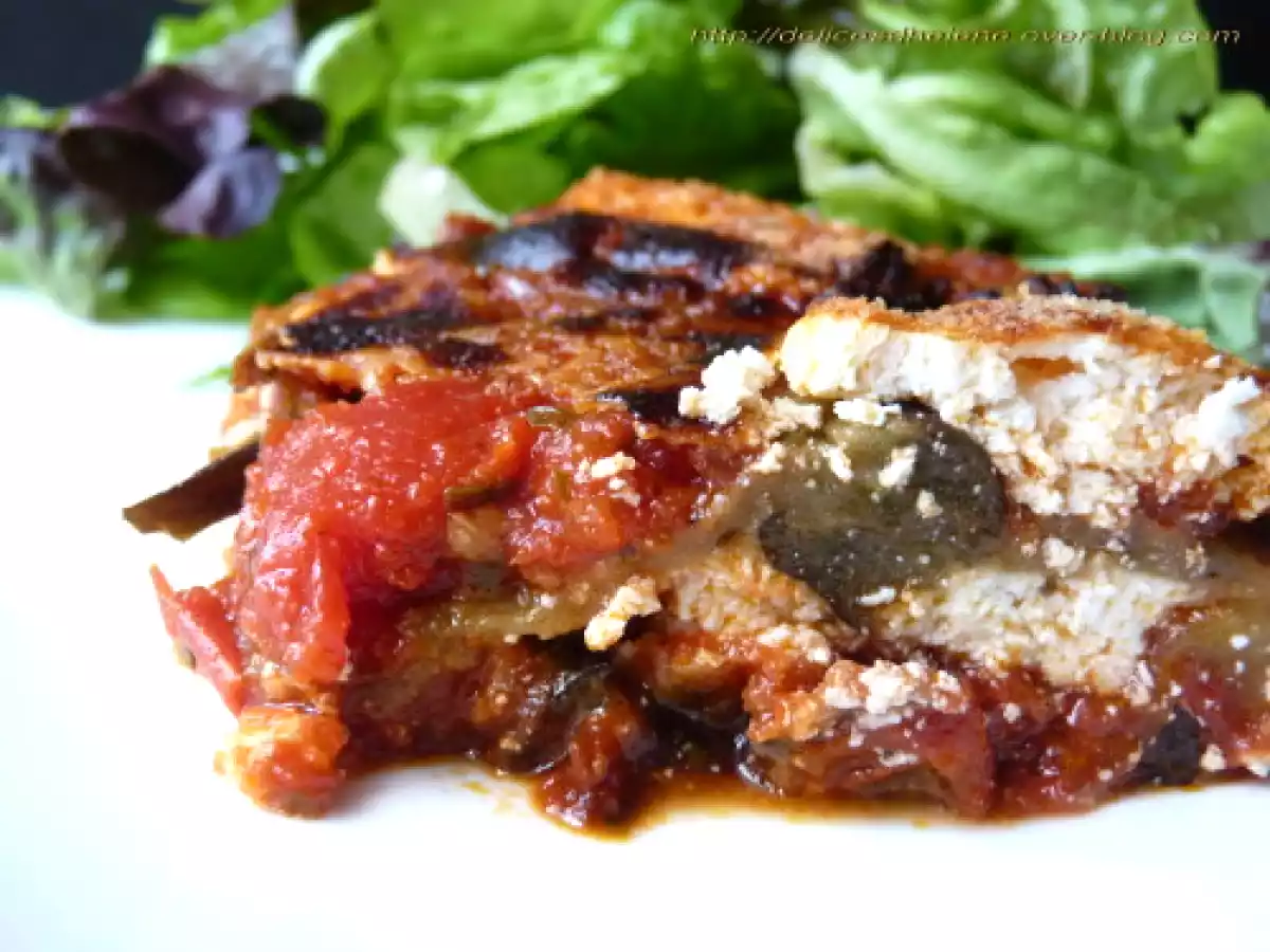 GRATIN D'AUBERGINES AU FROMAGE DE CHEVRE - photo 2