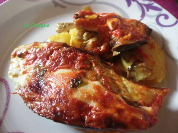 Gratin d'aubergines et de pommes de terre