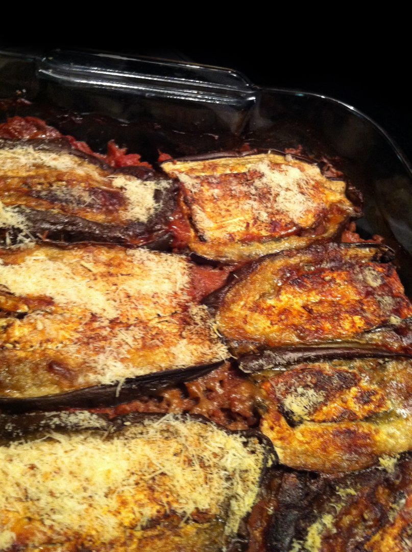 Gratin d'aubergines et viande hachée vitesse tgv ! Recette Ptitchef