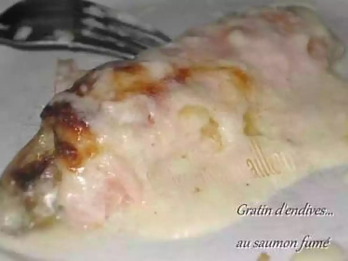 Gratin d'endives au saumon fumé - photo 2