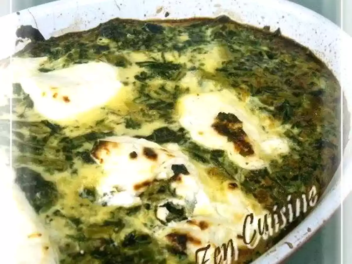 Gratin d'épinard au chèvre