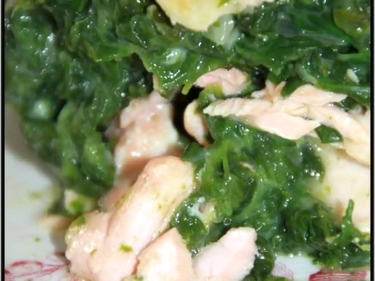 Gratin d'épinards au saumon - photo 2