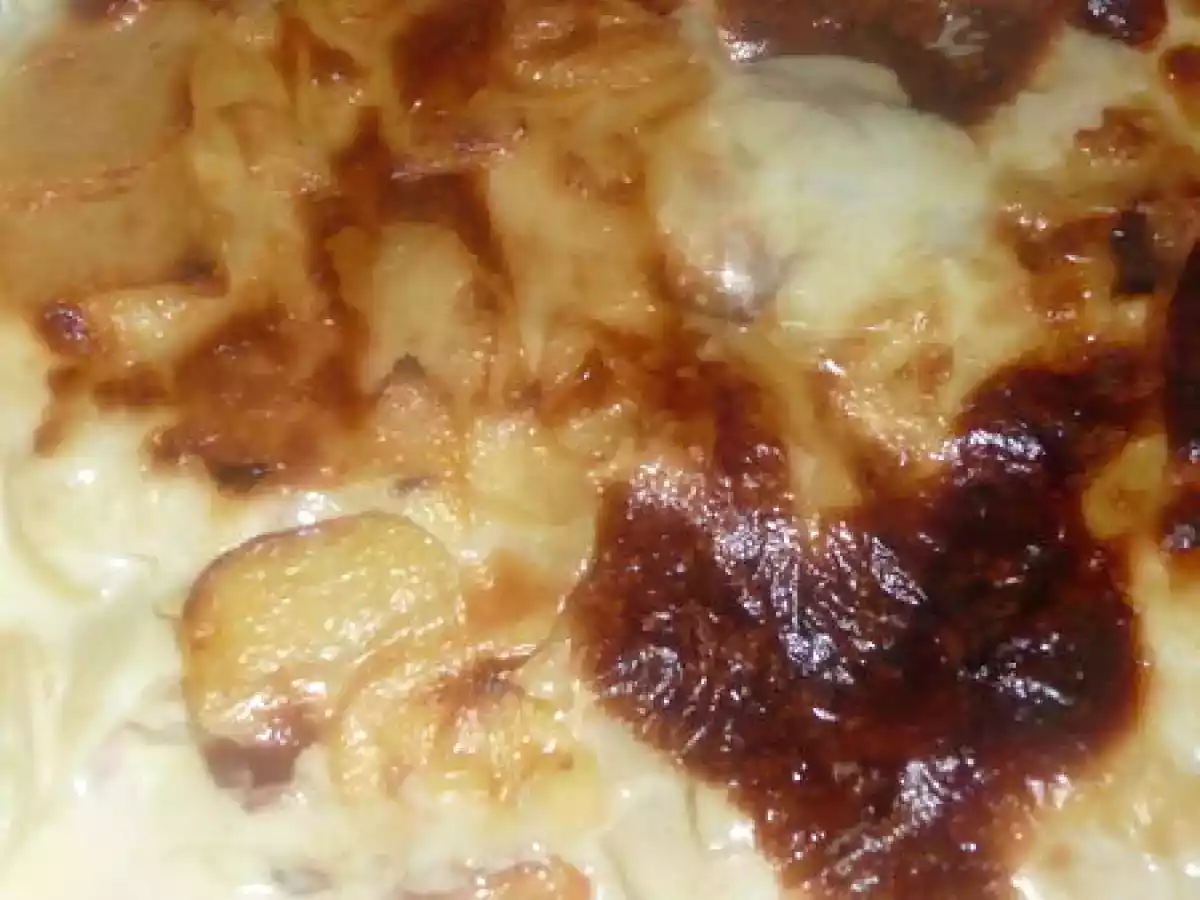 Gratin dauphinois au jambon, anti WW