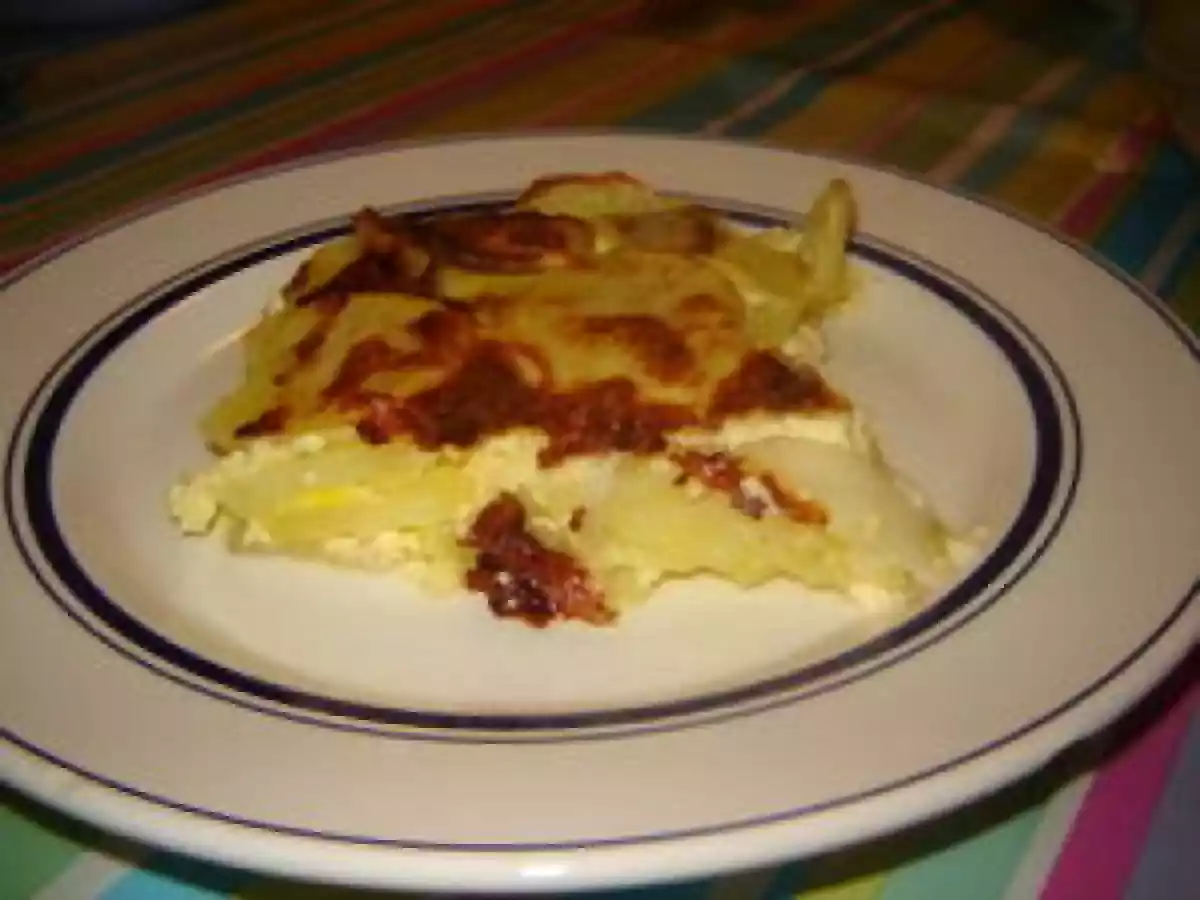 Gratin dauphinois aux pommes de terre et topinambours - photo 2