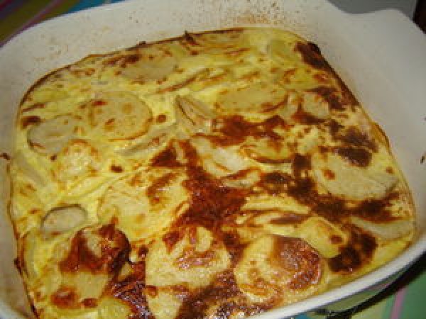 Gratin dauphinois aux pommes de terre et topinambours - Recette Ptitchef