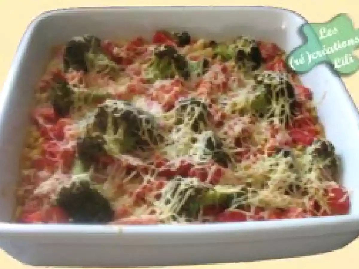 Gratin de blé, brocoli et poivron - photo 2