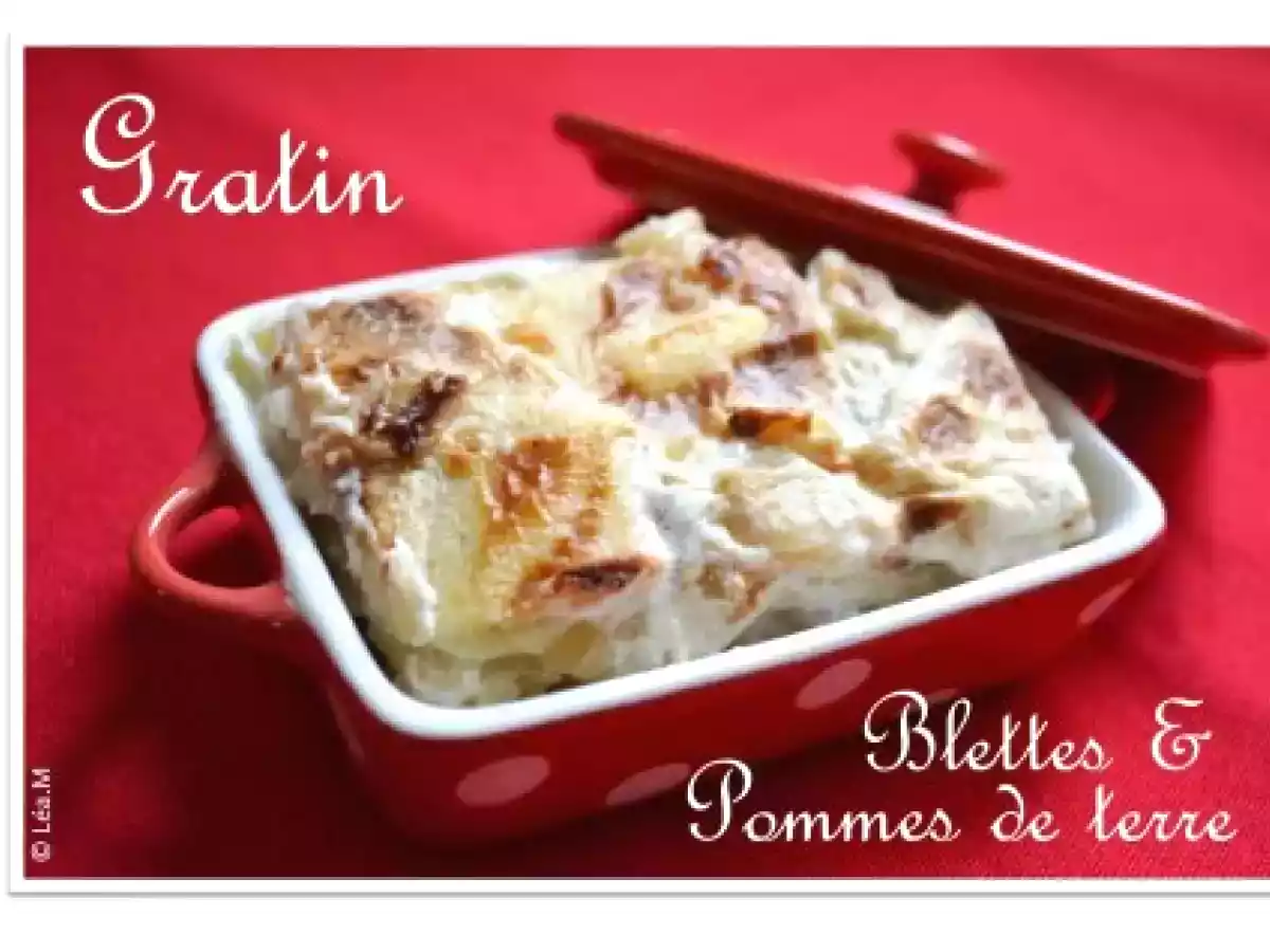 Gratin de blettes et pommes de terre
