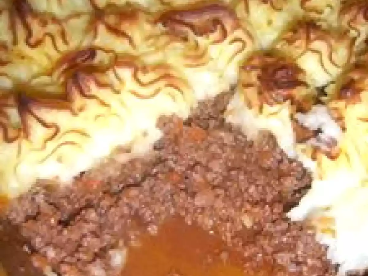 Gratin de boeuf à l'américaine