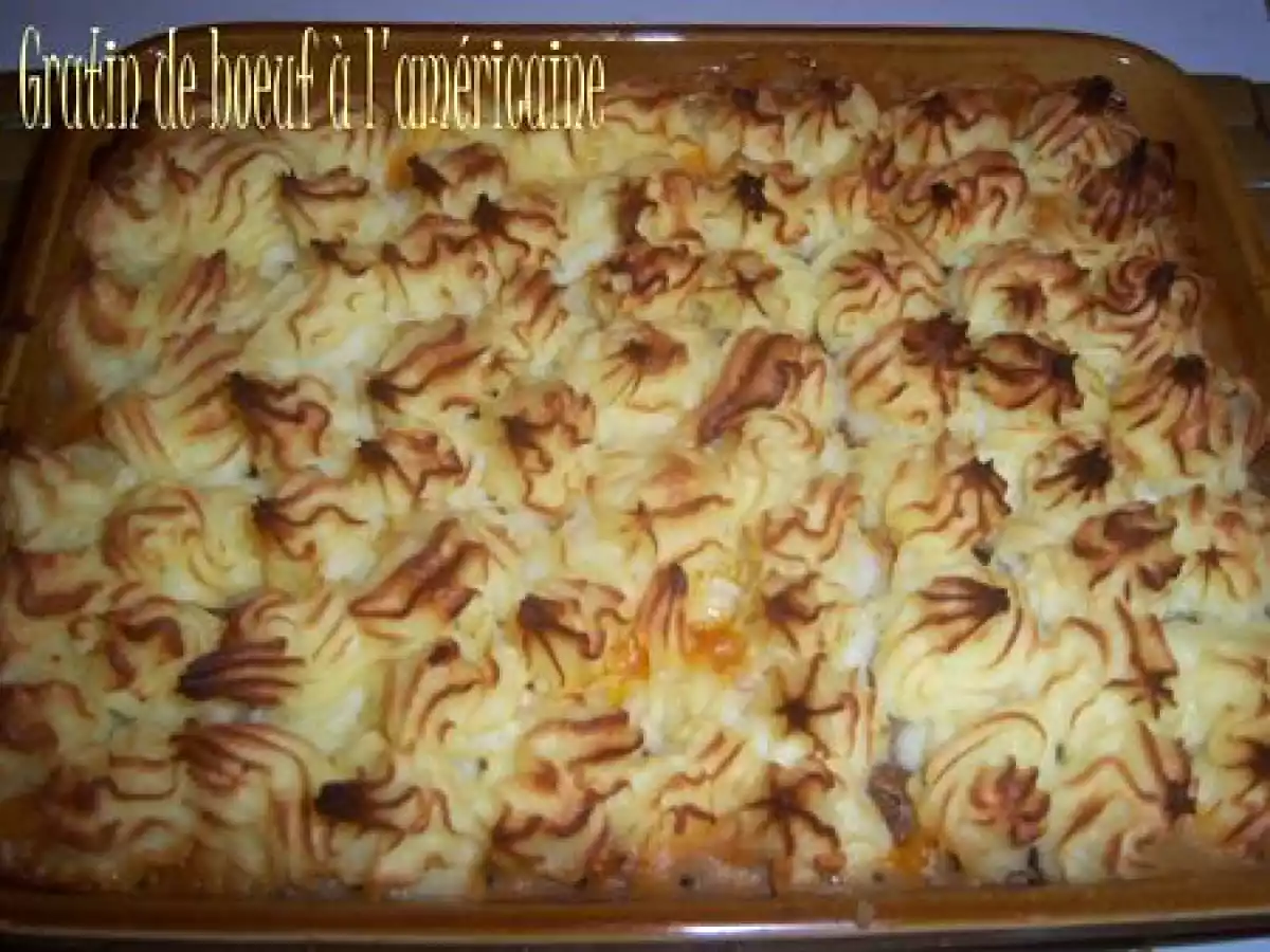 Gratin de boeuf à l'américaine - photo 2