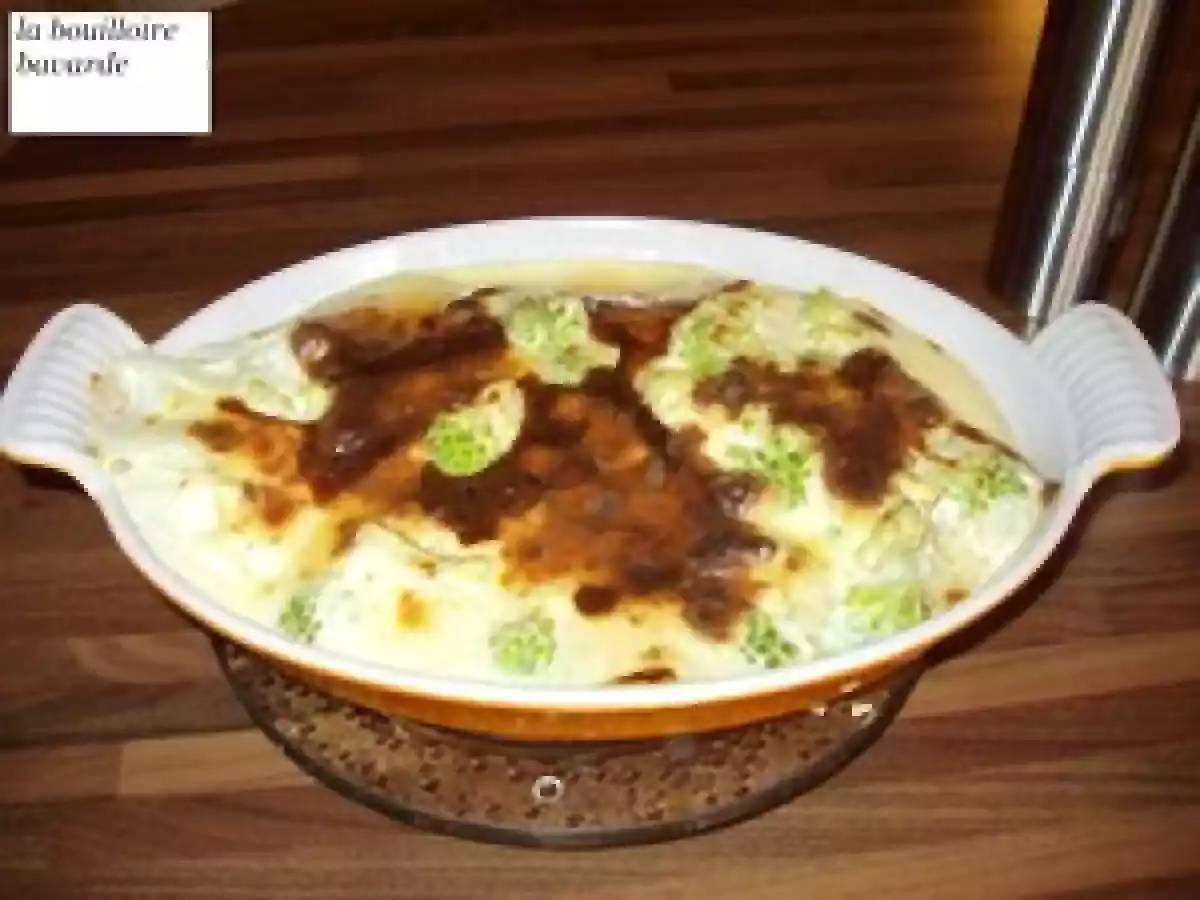 Gratin de boulghour romanesco