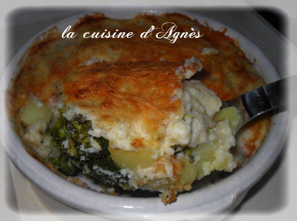 Recette Gratin Brocolis Pomme De Terre Jambon