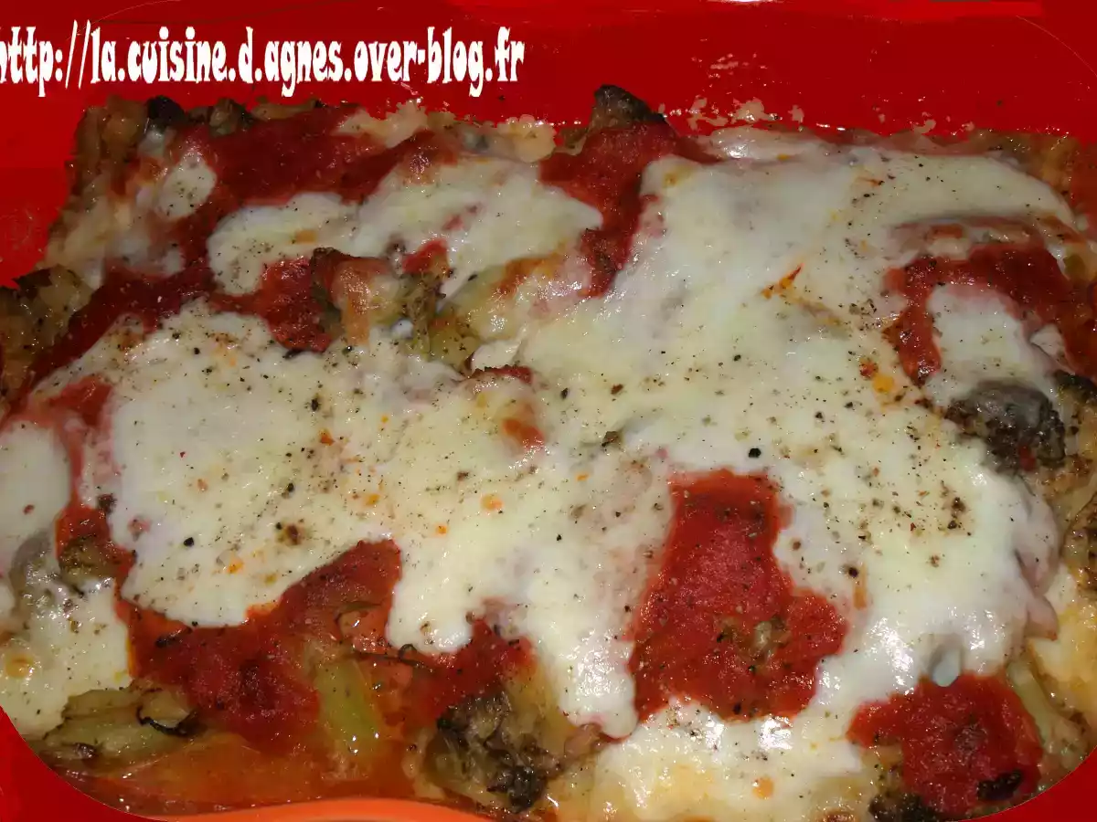 Gratin de brocolis à la romaine