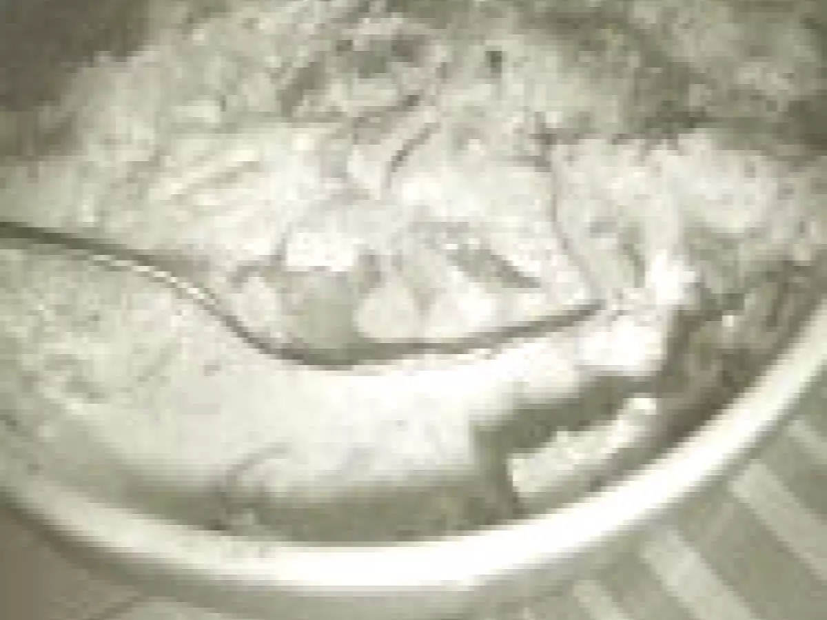 Gratin de brocolis, de pommes de terre au jambon.