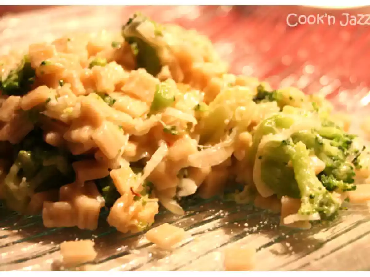 Gratin de brocolis et crozets