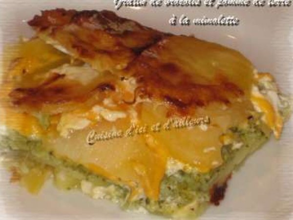 Gratin De Brocolis Et Pomme De Terre A La Mimolette Recette Ptitchef