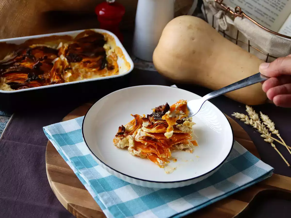 Gratin de butternut au Air Fryer, façon dauphinois - photo 3