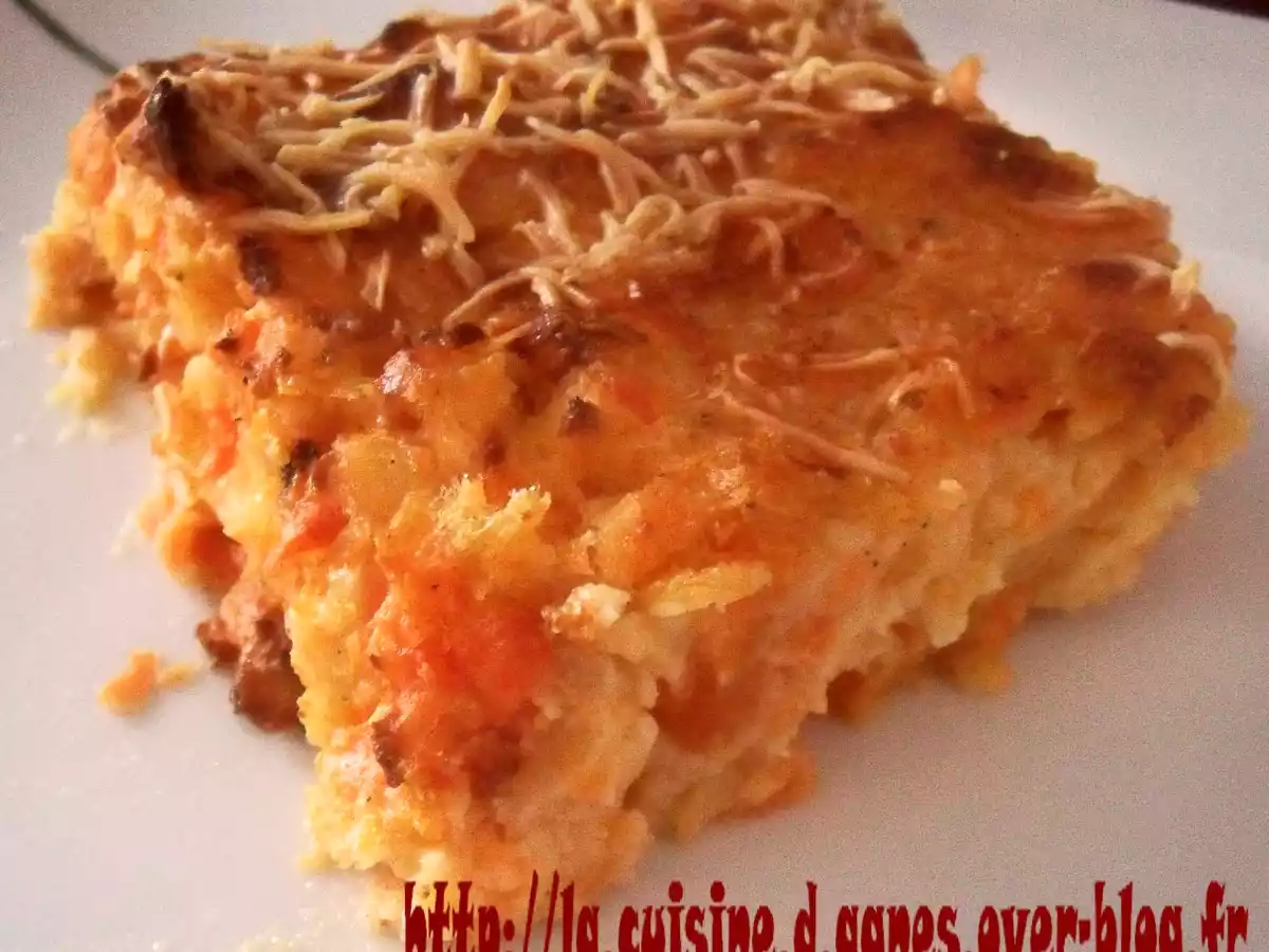 Gratin de carottes et pommes de terre