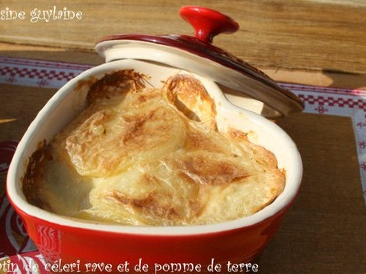 Recette de gratin de céleri rave et pomme de terre
