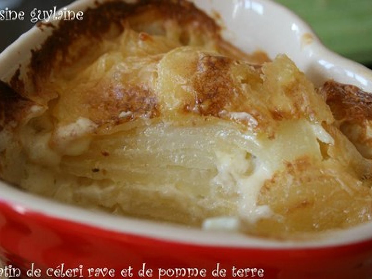 Recette de gratin de céleri rave et pomme de terre