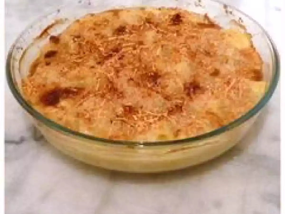 Gratin de chou-fleur à la crème d'oignons