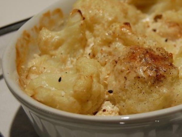 Gratin De Chou Fleur Au Beurre De Sesame Sans Gluten Et Sans Lactose Recette Ptitchef