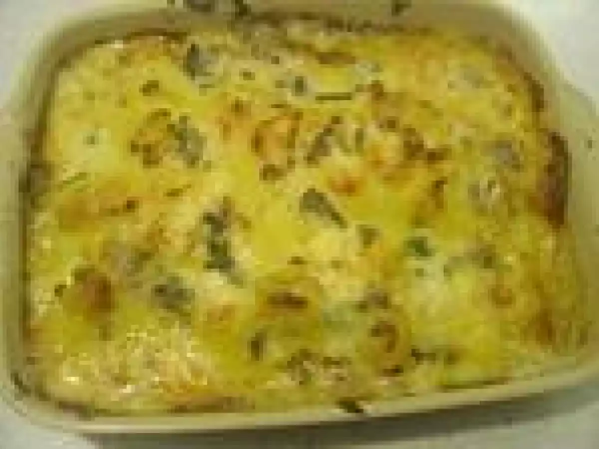 Gratin de chou-fleur au curry, roquefort & lardon - photo 2
