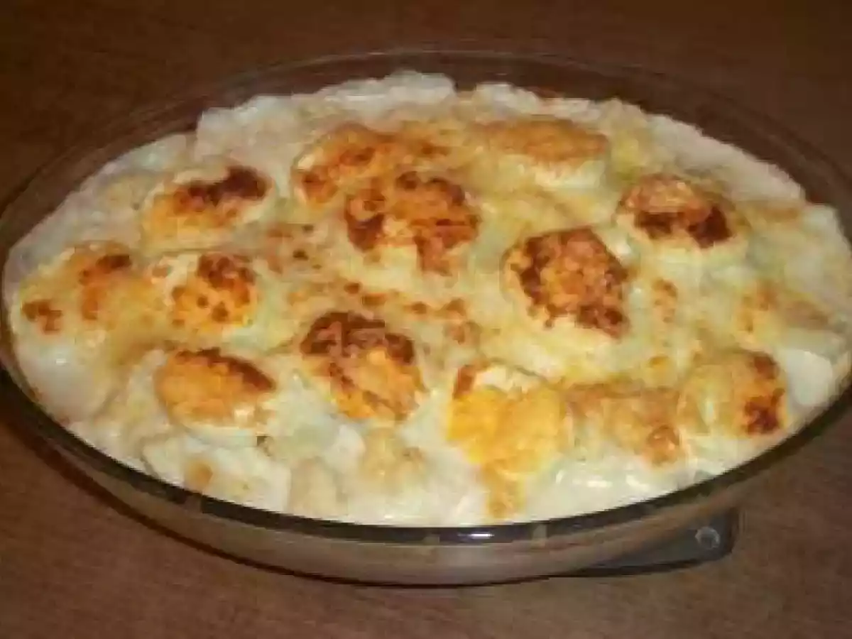 Gratin de chou fleur aux oeufs