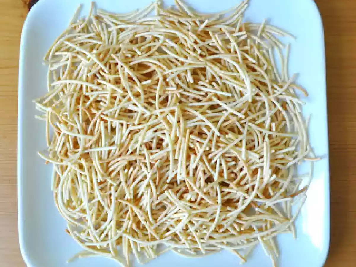 Gratin de chou romanesco et petites pâtes savoyardes aux deux saveurs de noix - photo 3