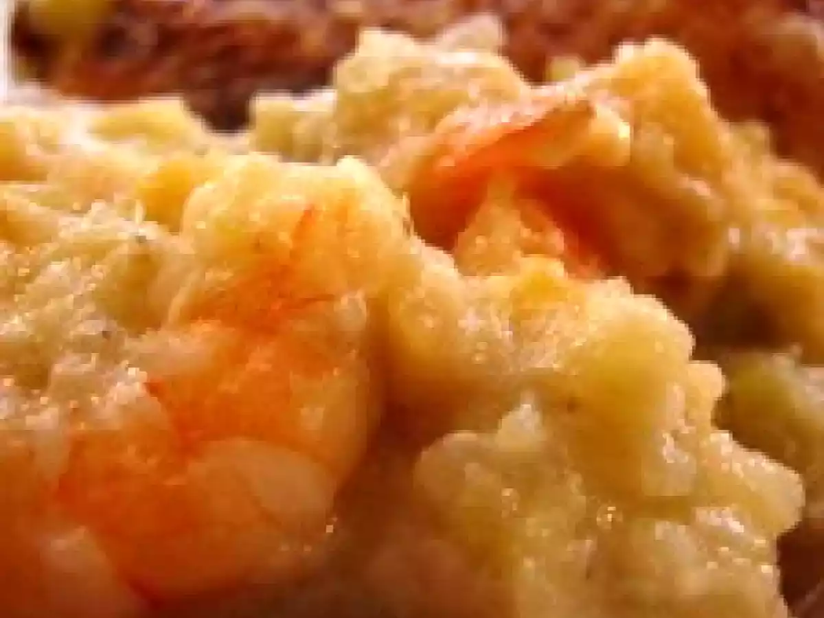 Gratin de chouchoux aux crevettes (Réunion)
