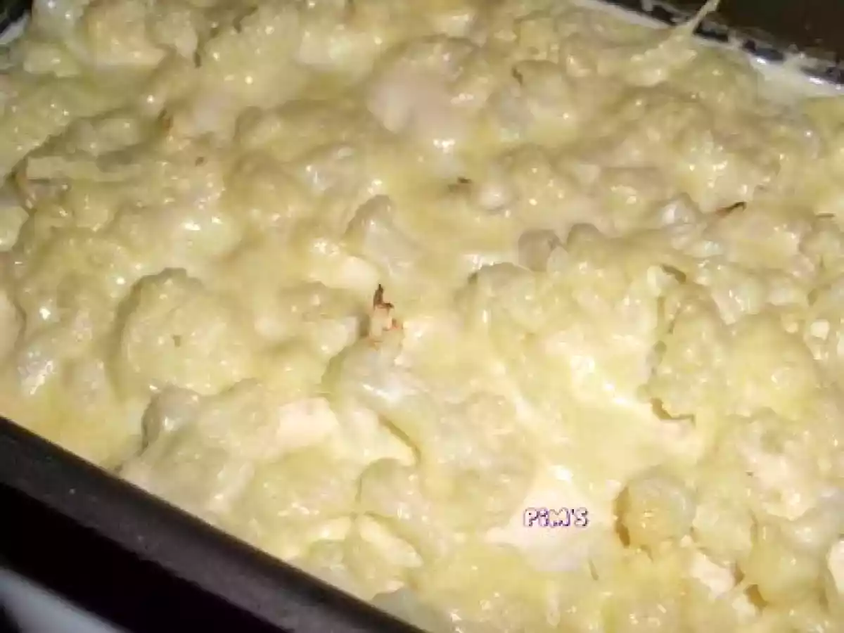 Gratin de choux fleur au St Marcellin