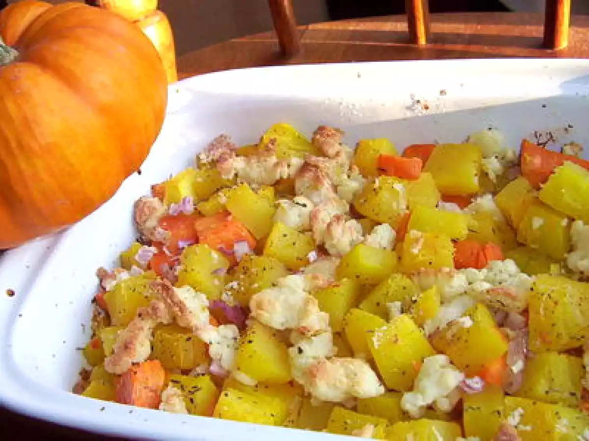Gratin de citrouille et patate douce... pour le festiwal dyni
